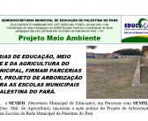 Projeto de Arborização Natural para as escolas municipais de Palestina do Pará