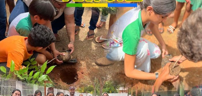 Ação da Secretaria Meio Ambiente, comemoração dia da árvore