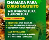 ABERTURA DE CHAMADA PARA CURSO GRATUITO!