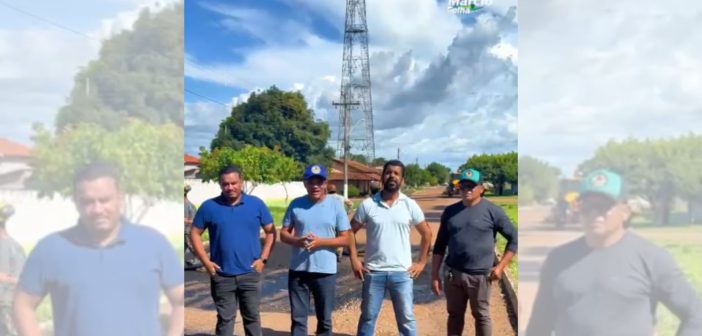 Ação da Prefeitura, mais infra estrutura urbana, operação tapa buracos em vias públicas em Palestina do Pará!!!