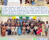 Palestina do Pará recebe Selo Ouro em Alfabetização e celebra conquista histórica na educação