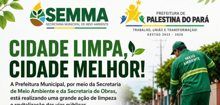 Cidade limpa, cidade melhor!